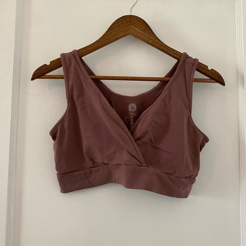 Kindred Bravely Organic Wrap Nursing Bra